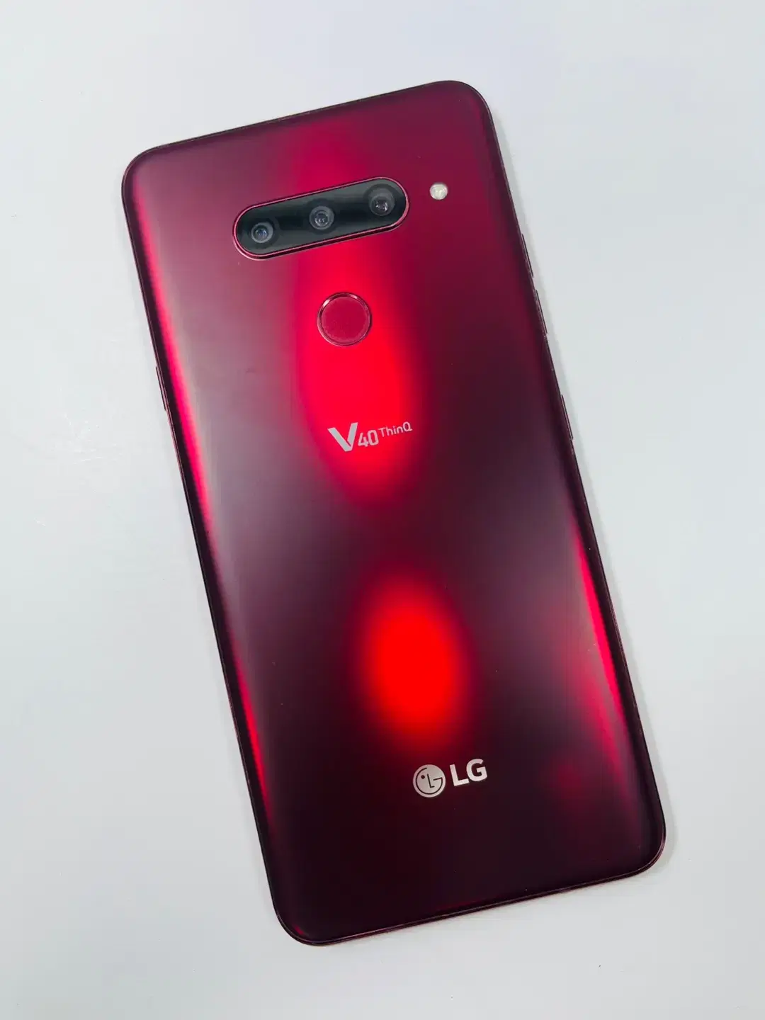 S급]LG V40레드 무잔상초깔끔폰